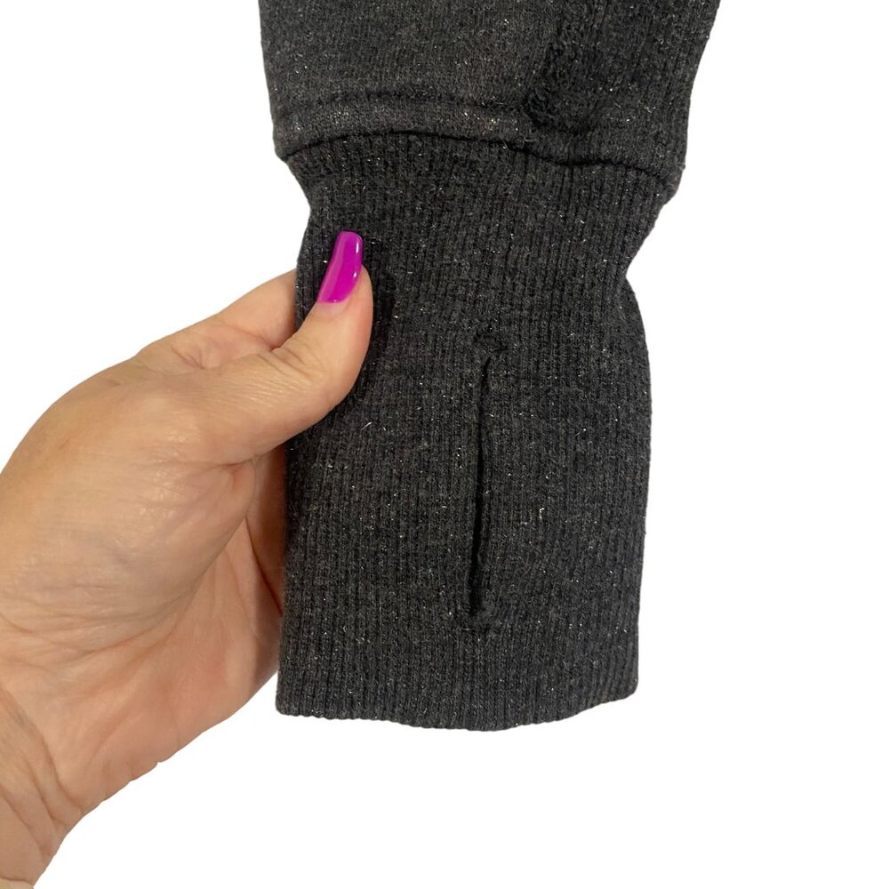 Lululemon Cuddle Up Jacket Gray‎ Sparkle Size 4 - Picture 4 of 11